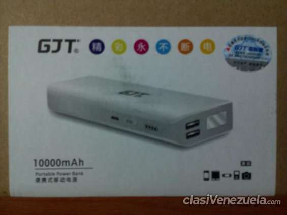 Vendo cargador portatil gjt® 10000mah power bank 4 led light backup external battery protable charger dual usb